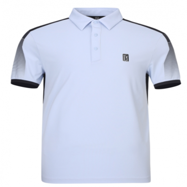 [GSH] PGA TOUR&amp;LPGA 남성 소매포인트 메쉬믹스 반팔 티셔츠 L222TS124P20