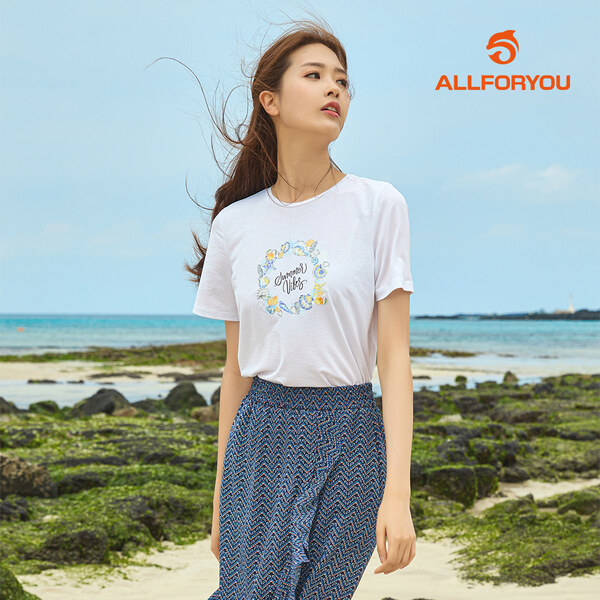 [올포유] [모델착장]여성 세트 반팔 티셔츠 ALTRK6236-100