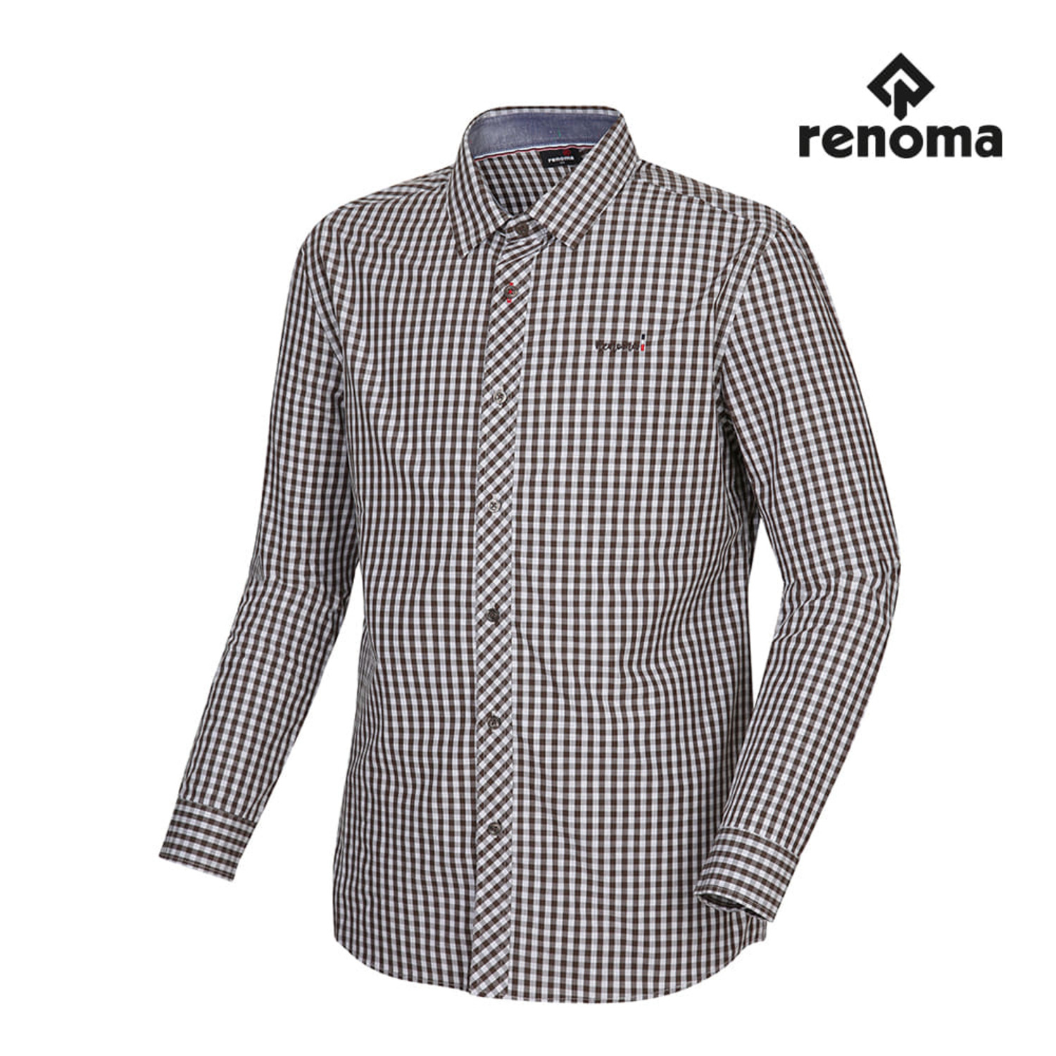 [레노마골프]남성 코튼 체크 패턴 셔츠 RMBSH3603-505_G