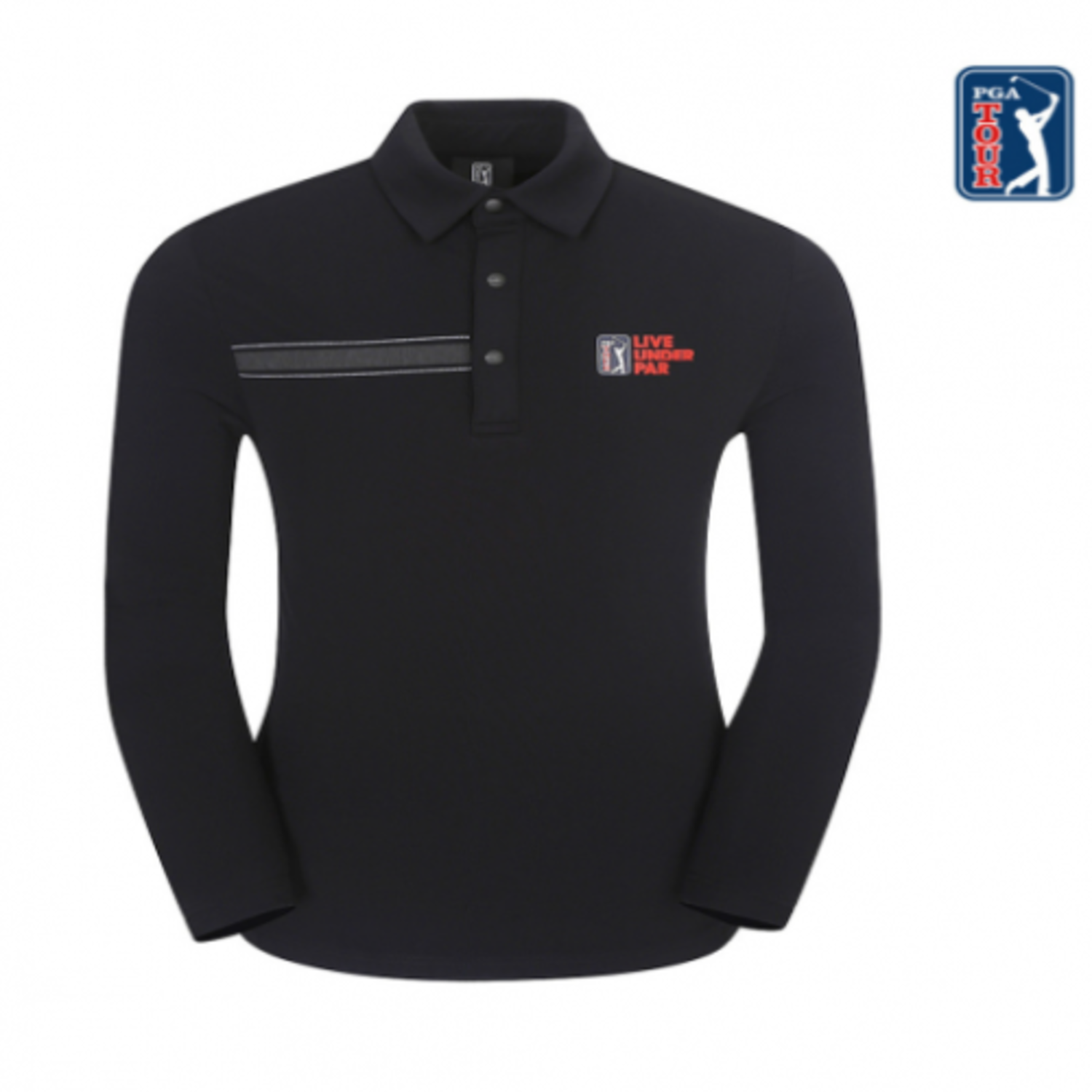 [GSH] PGA TOUR&amp;LPGA 남성 배색포인트 제에리 티셔츠 L204TL106P19