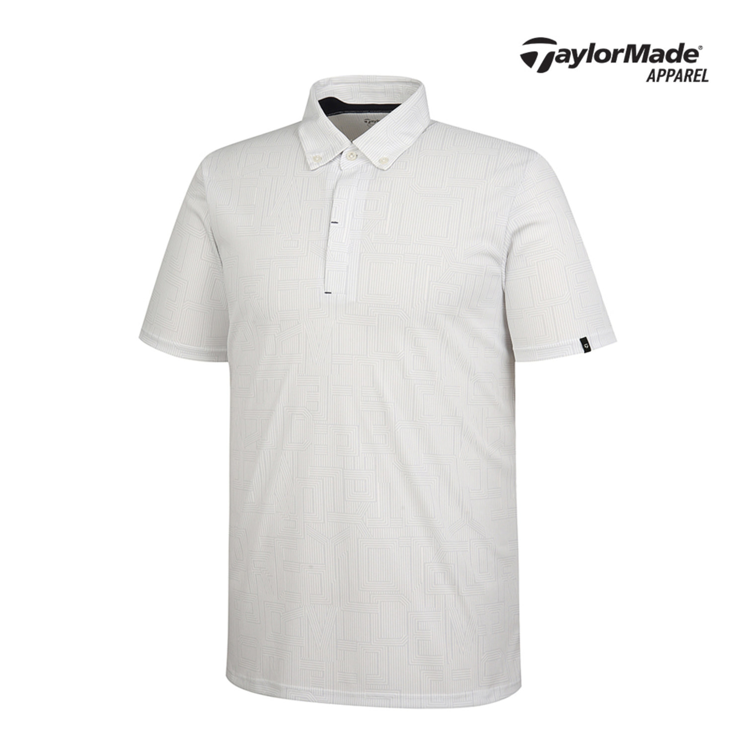 [테일러메이드]남성 전판 패턴 카라 반팔 티셔츠 TMTYJ2921-190