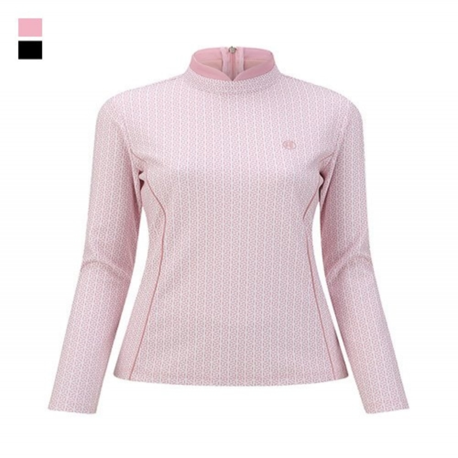 [GSH] 벤제프 여성 전판 스노우패턴 변형카라티셔츠 Light Pink BL5QWTS801