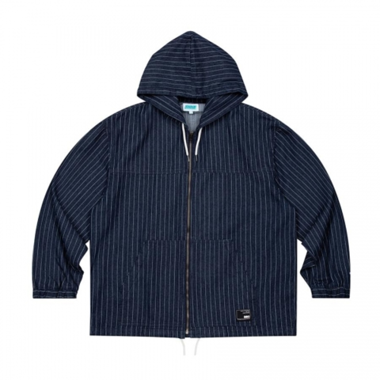 [GSH] 마크엠 Denim Stripe Hooded Jacket Blue (BM6075)