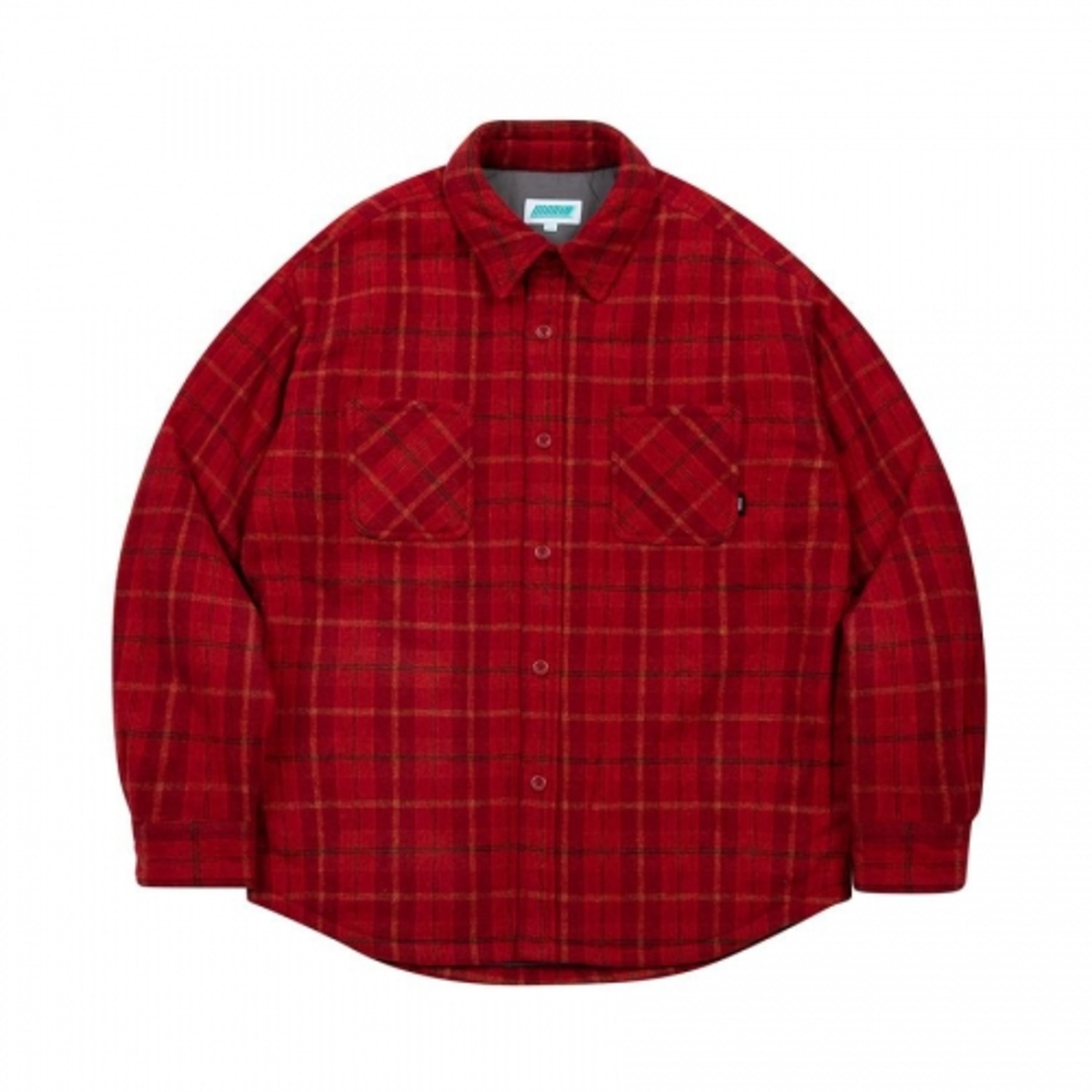 [GSH] 마크엠 Check Has Shirts Jacket Red (BB5063)