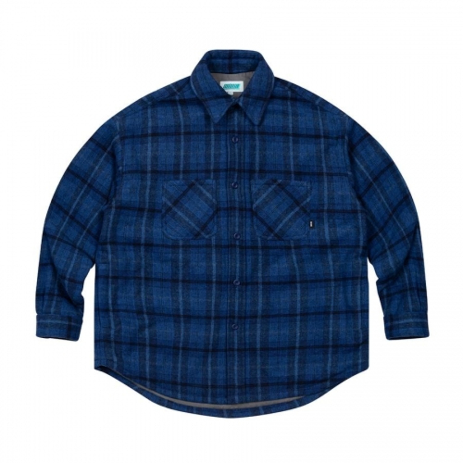 [GSH] 마크엠 Check Has Shirts Jacket Blue (BB5064)