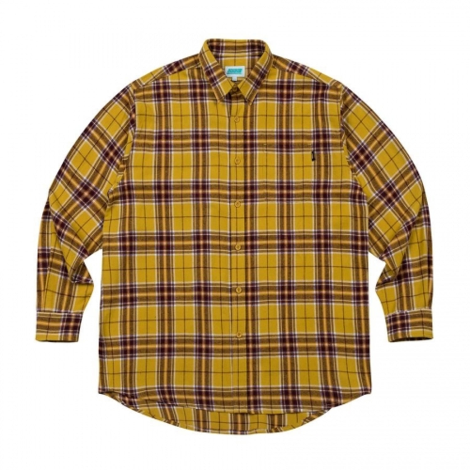 [GSH] 마크엠 Check Overfit Shirts Yellow (BB5002)