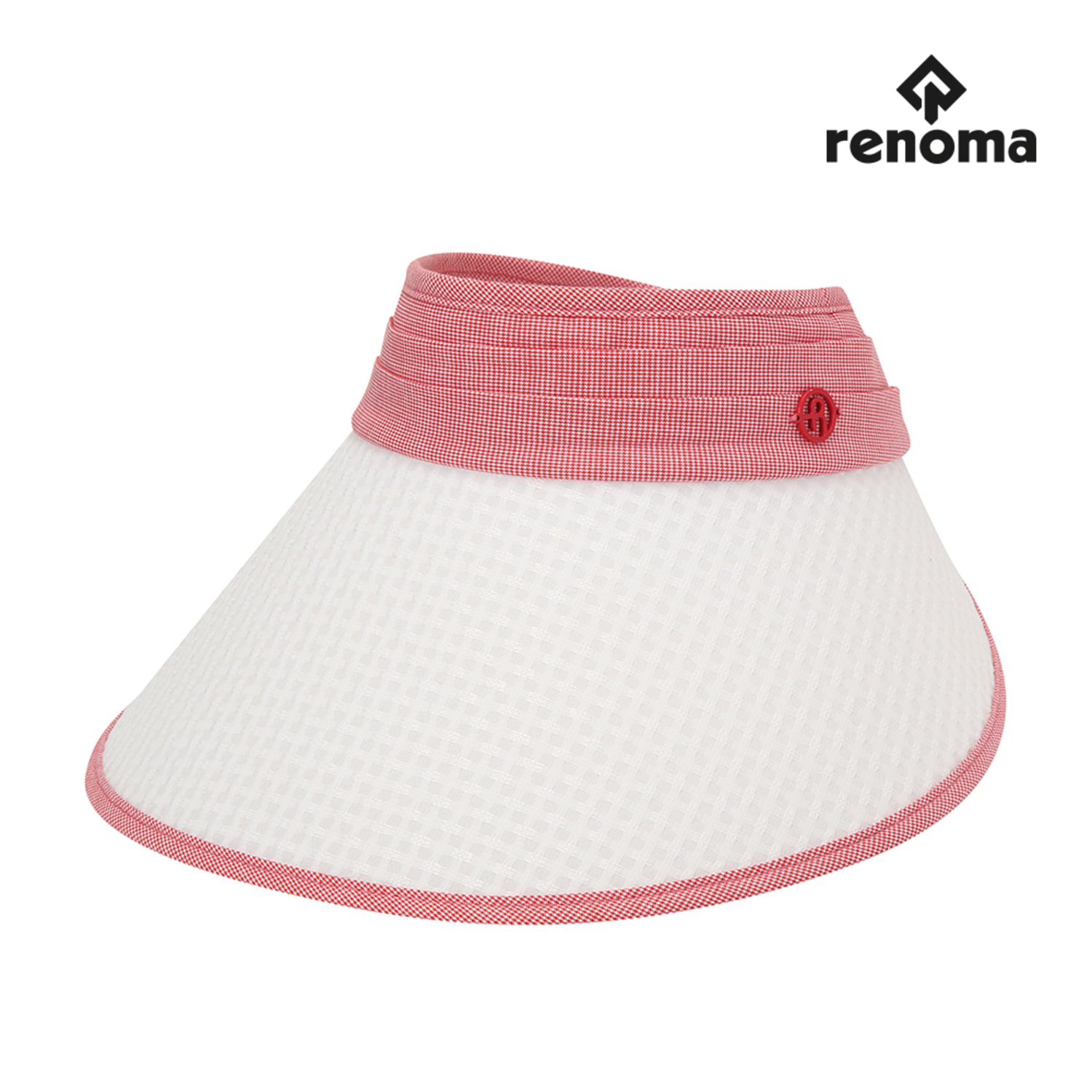 [레노마골프]여성 패턴 배색 와이드챙 썬바이저 모자 RWACH6812-500_G