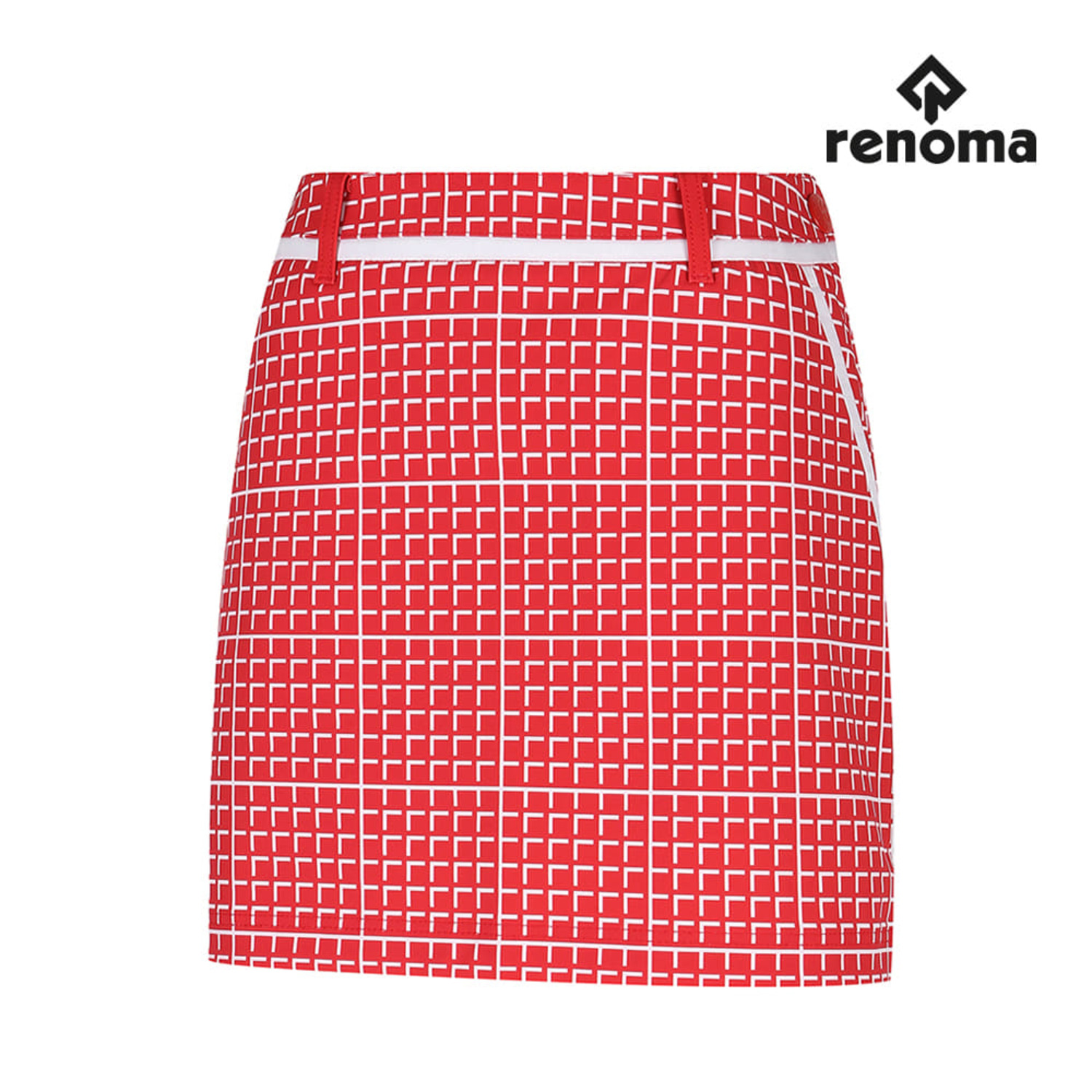 [레노마골프]여성 패턴 라인 배색 큐롯 RWPCI5532-500_G