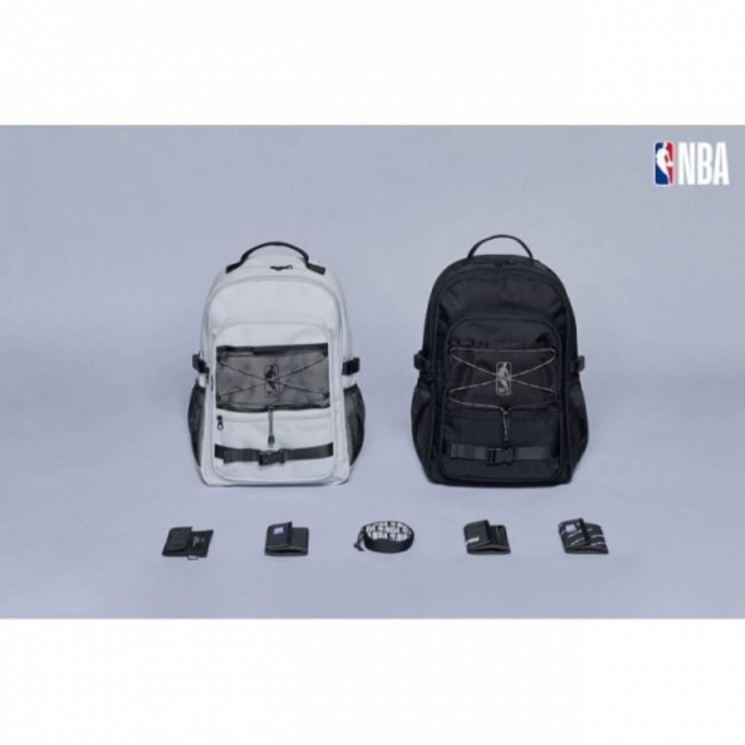 [GSH] NBA 밸크로 메시 와펜 라이렉스 파우치 내장 멀티 포켓 백팩 N215AB011P