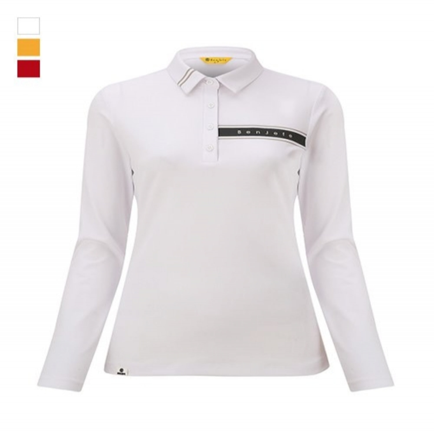 [GSH] 벤제프 여성 가슴로고프린트 카라티셔츠 White BL4QWTS501