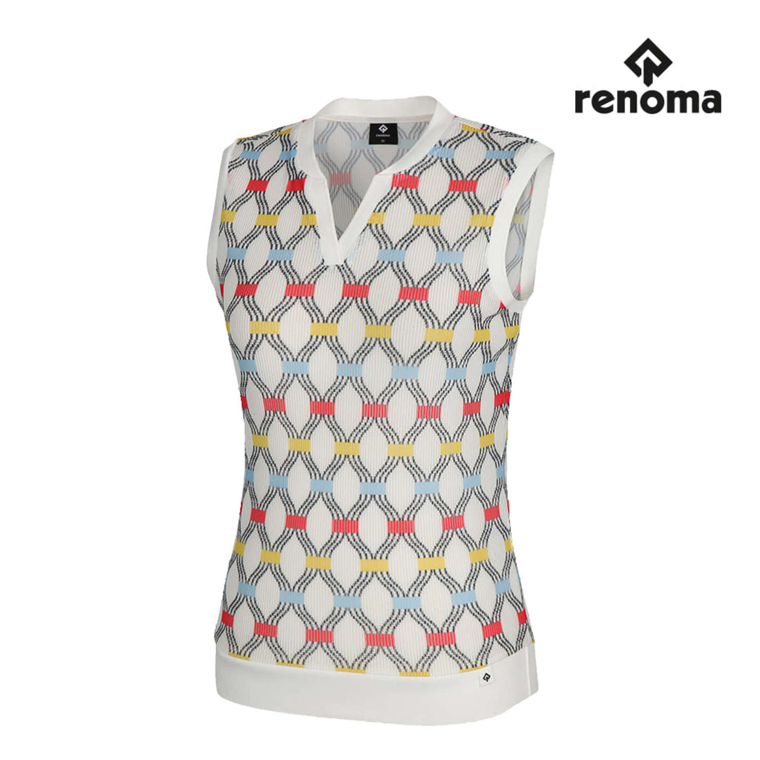 [레노마골프]여성 넥변형 민소매 티셔츠 RWTRJ6172-101_G