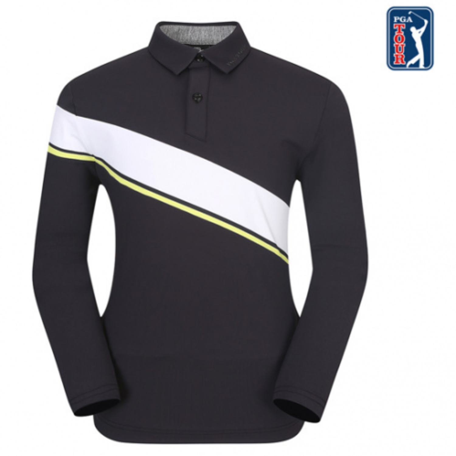 [GSH] PGA TOUR&amp;LPGA 남성 탑스윙 컬러배색 티셔츠  L211TL104P19