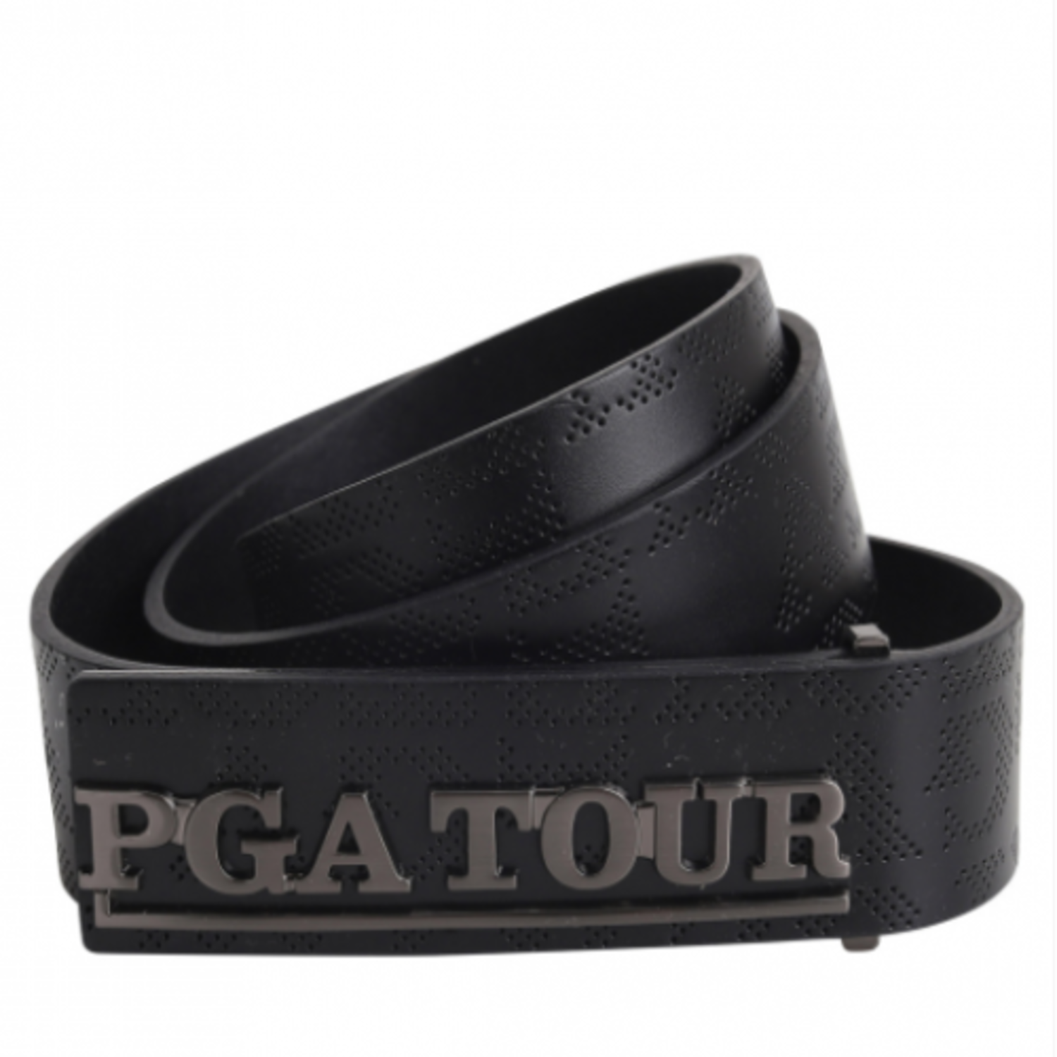 [GSH] PGA TOUR&amp;LPGA 남성 로고 버클 펀칭 벨트S L225AT302P19