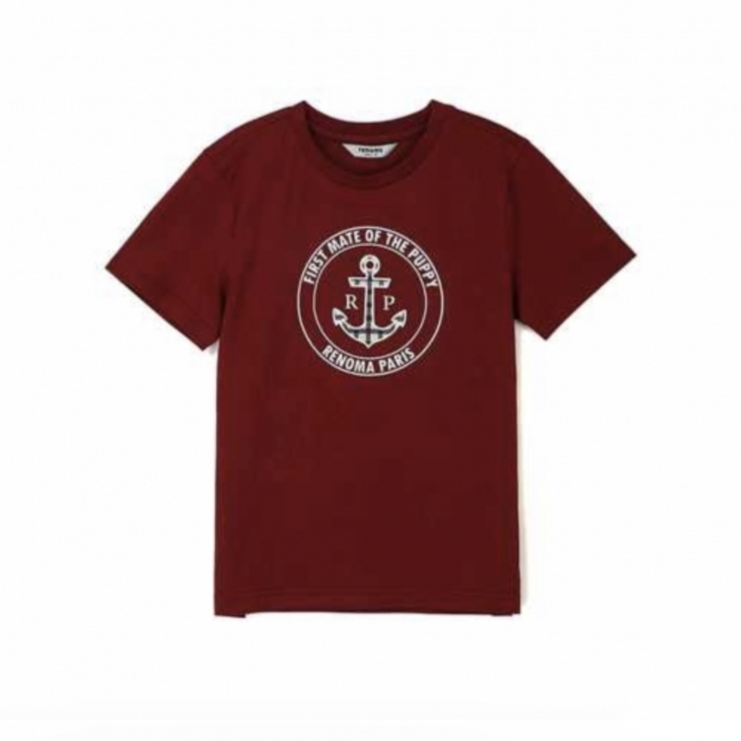 [GSH] 레노마키즈 남아닻 그래픽 티셔츠 버건디 R2222T112