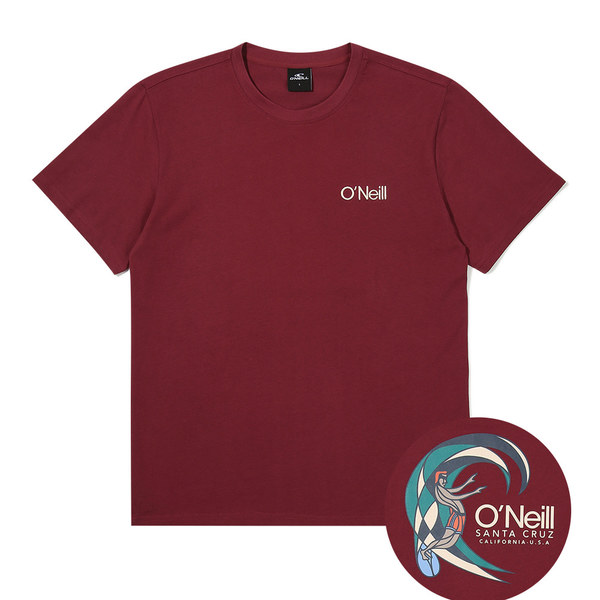 [오닐] 산타크루즈 오가닉 반팔 티셔츠 OUTRL2215-415_G