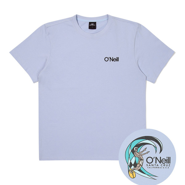 [오닐] 산타크루즈 오가닉 반팔 티셔츠 OUTRL2215-934_G