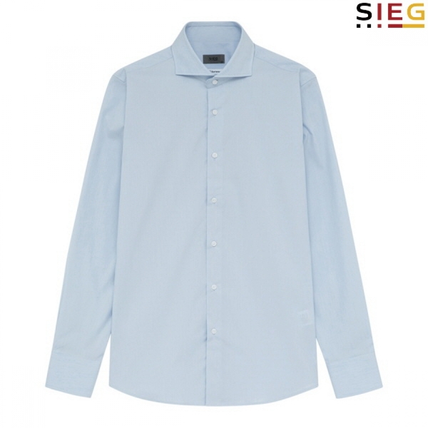 [GSH] 지이크 코튼 블랜디드 컷어웨이 블루 셔츠 (BB5503)