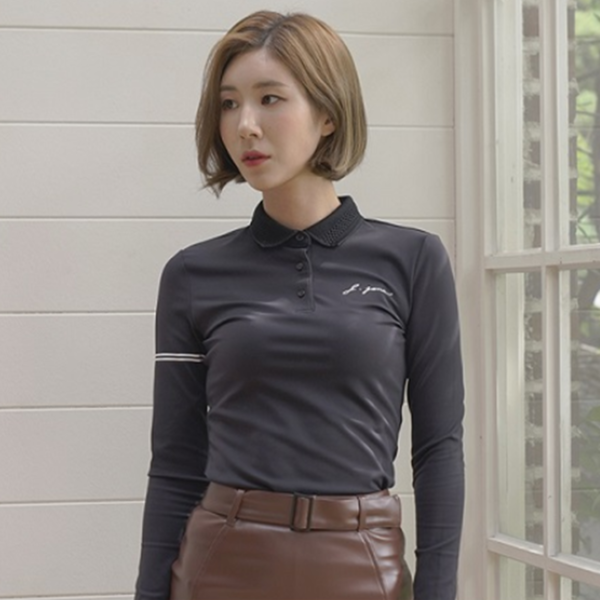 [JJA] 제이제인 슬림 라인 티셔츠 Slim Line T-shirt (Black) J19FWTS03BK