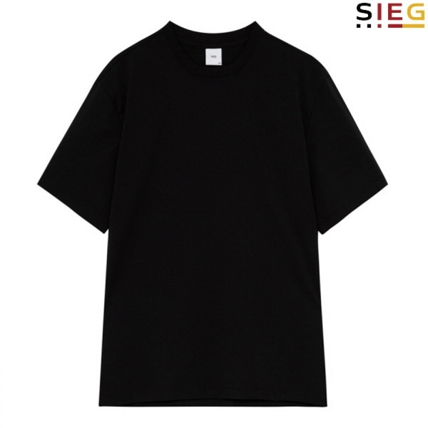 [GSH] 지이크 라운드넥 반팔 블랙 티셔츠 (BI8060)