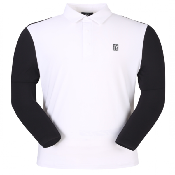 [GSH] PGA TOUR&amp;LPGA 남성 소매 배색 긴팔 티셔츠 L223TL191P00