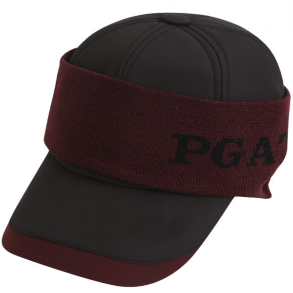[GSH] PGA TOUR&amp;LPGA 남성 니트 귀마개 6각 볼캡F L225AP159P19