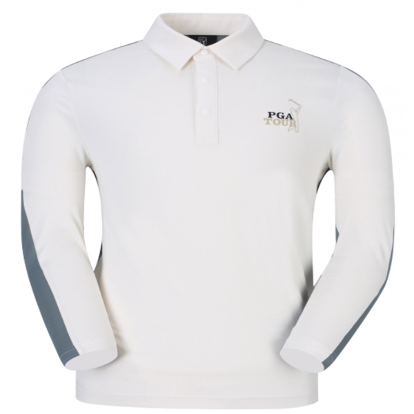 [GSH] PGA TOUR&amp;LPGA 남성 전략용 에센셜 컬러배색 티셔츠 L231TL191P02