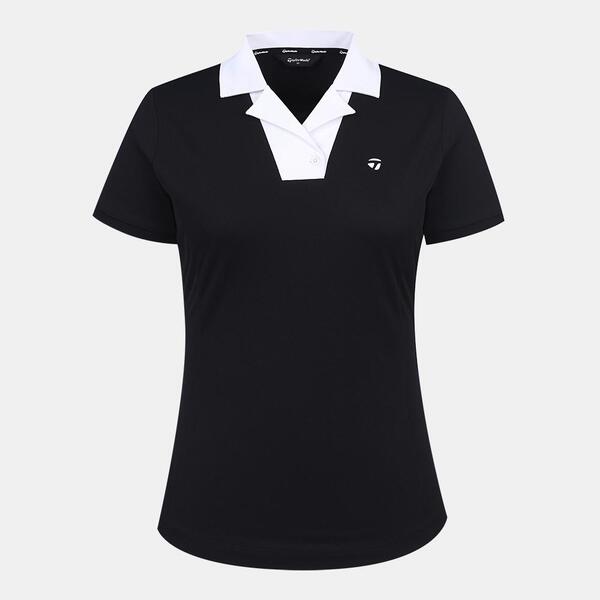 [테일러메이드] 여성 변형 카라 슬림 반팔 티셔츠 TWTYM6146-199