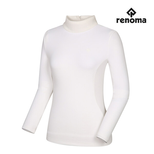 [레노마골프] 여성 기모 넥 보아털 하이넥 티셔츠 RWTHI8124-102