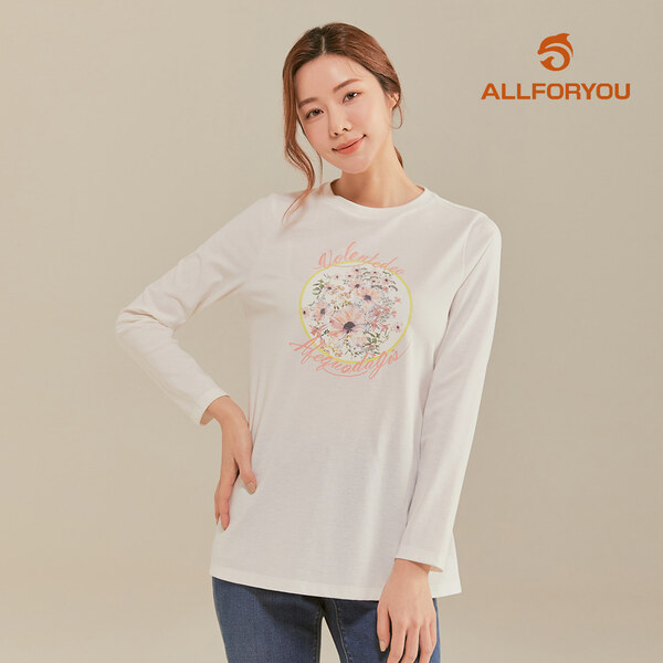 [올포유] [모델착장]여성 트임 티셔츠 ALTRK1131-100
