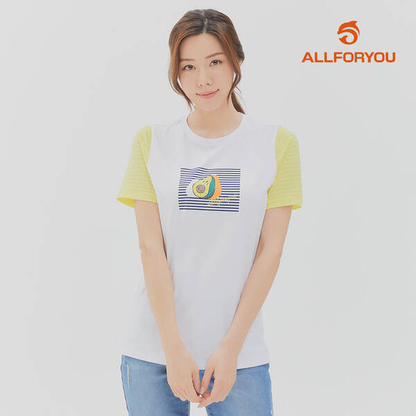 [올포유] [모델착장]여성 반팔 티셔츠 AWTRK3391-100