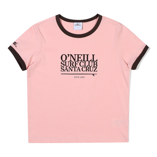 [오닐] 24SS 여성 서프 클럽 링거 반팔 티셔츠 OWTRN6061-403
